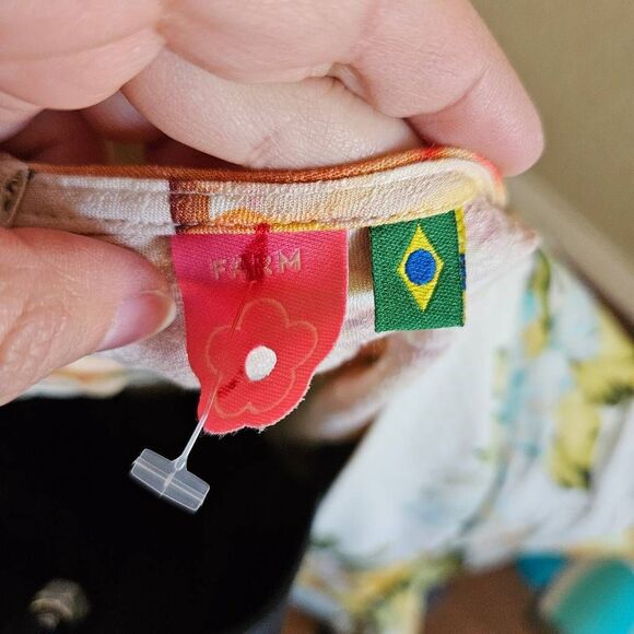 Farm Rio Floral Mini Dress with Flutter Sleeves - Picture 7 of 8